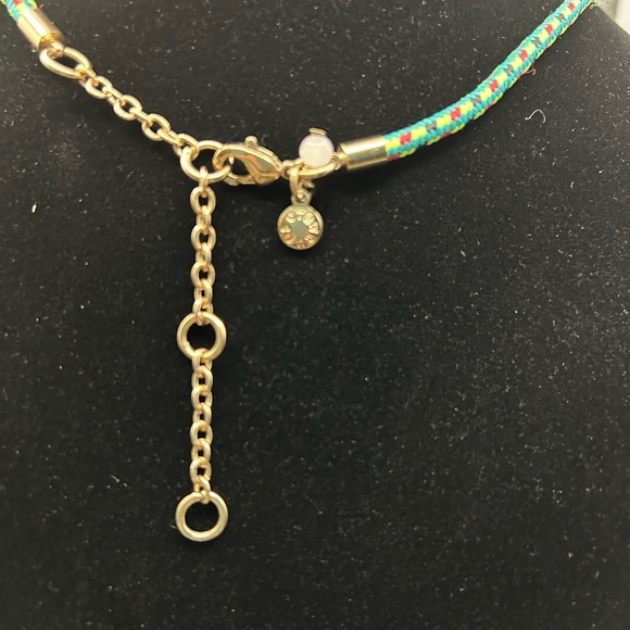 J Crew Blues & Green Statement Necklace - Picture 3 of 4